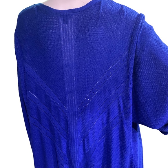 TORRID PLUS SIZE 6 Long Sleeve Cardigan Royal Blue - Picture 5 of 12